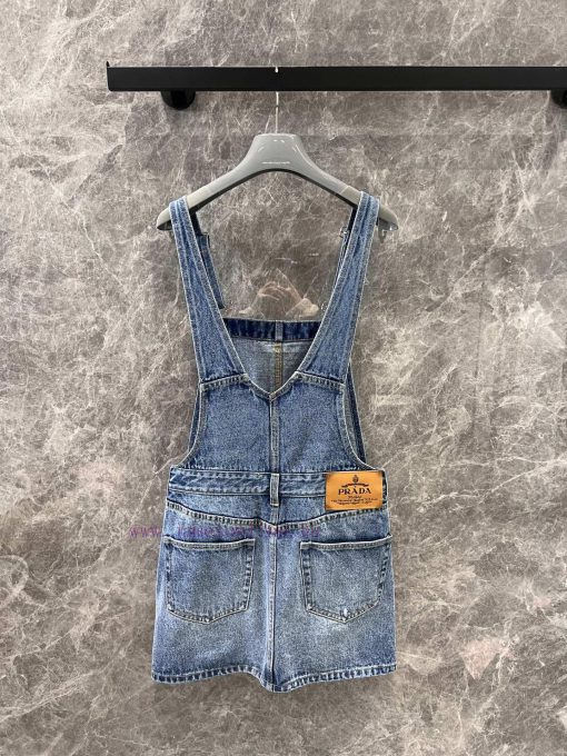 ZL60926 Prada 25Ss Spring/Summer New Denim Denim Mini Strap Skirt | Yb Developed And Produced T 105byzq5 - Image 3