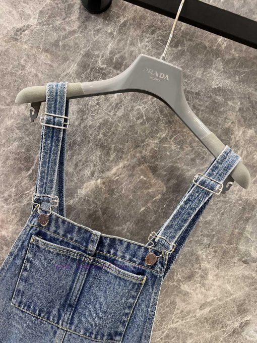ZL60926 Prada 25Ss Spring/Summer New Denim Denim Mini Strap Skirt | Yb Developed And Produced T 105byzq5 - Image 4