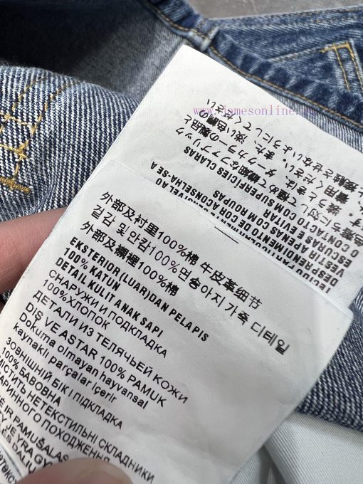 ZL60926 Prada 25Ss Spring/Summer New Denim Denim Mini Strap Skirt | Yb Developed And Produced T 105byzq5 - Image 10