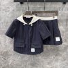 ZT60936 Thom Browne 25Ss Spring/Summer New Collection Classic Age Reducing Drawstring Waist Sle si5e3efh