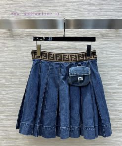 CB77132 Fendi 25 Spring/Summer New Collection Double F Stereoscopic Small Bag Decorative Cowboy gf2bnna9