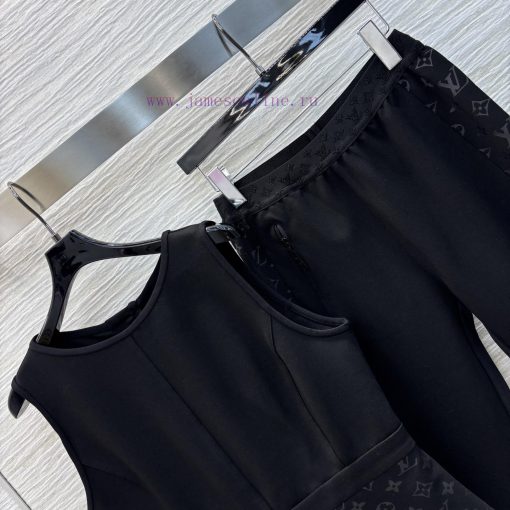 CT77138 Louis Vuitton 25 New Sleeveless Casual Set Is A Must-have Set For Every Girl's Wardrobe meuc9kep - Image 3