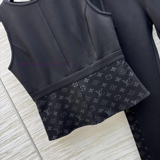 CT77138 Louis Vuitton 25 New Sleeveless Casual Set Is A Must-have Set For Every Girl's Wardrobe meuc9kep - Image 7