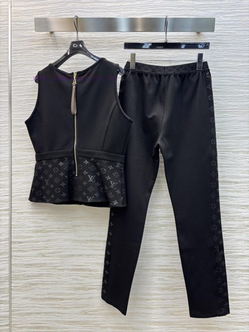 CT77138 Louis Vuitton 25 New Sleeveless Casual Set Is A Must-have Set For Every Girl's Wardrobe meuc9kep - Image 9