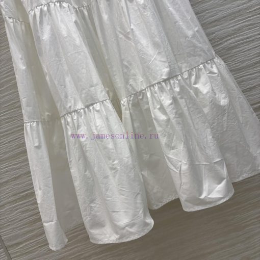 CL77139 Max 25 Spring/Summer New Collection Flyover Sleeve Waist Dress With Stand Up Collar And 1r3dhd91 - Image 7