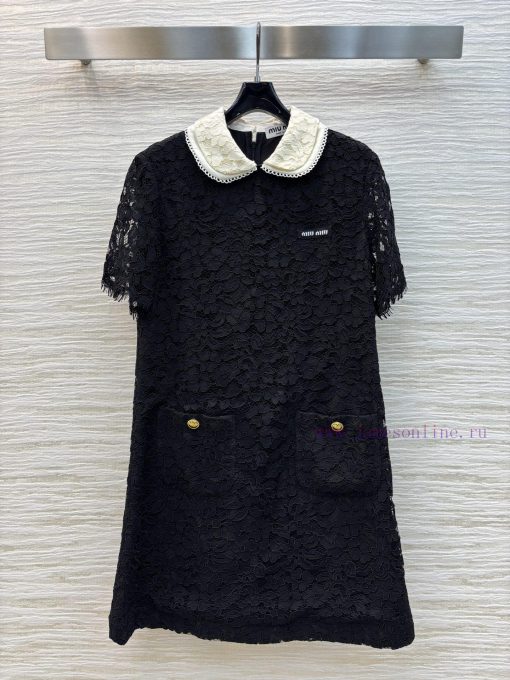 CL77151 Miu Miu 25 Spring/Summer New Collection Color Contrasting Water Soluble Polo Collar Lac sc13b6vl - Image 2