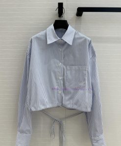 BC76338 Alexanderwang25s New Product Drawstring Short And High-end Shirt White Rich And Beautif k658xx3e