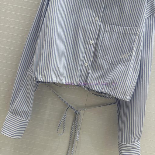BC76338 Alexanderwang25s New Product Drawstring Short And High-end Shirt White Rich And Beautif k658xx3e - Image 5