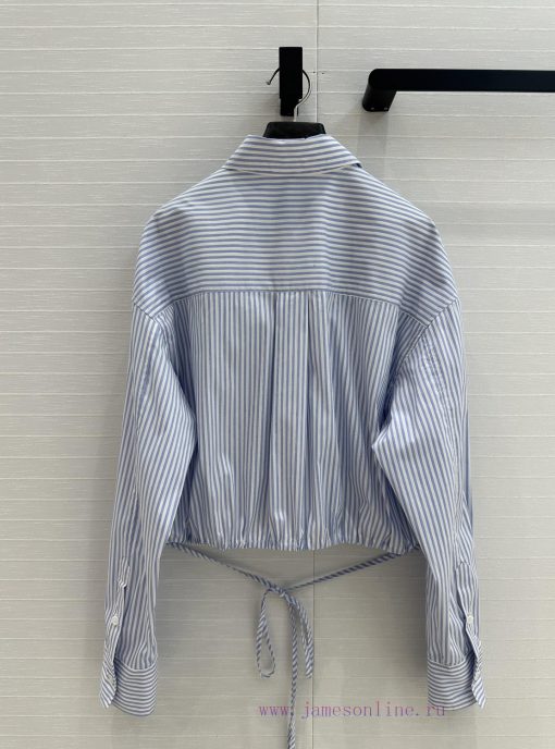 BC76338 Alexanderwang25s New Product Drawstring Short And High-end Shirt White Rich And Beautif k658xx3e - Image 10