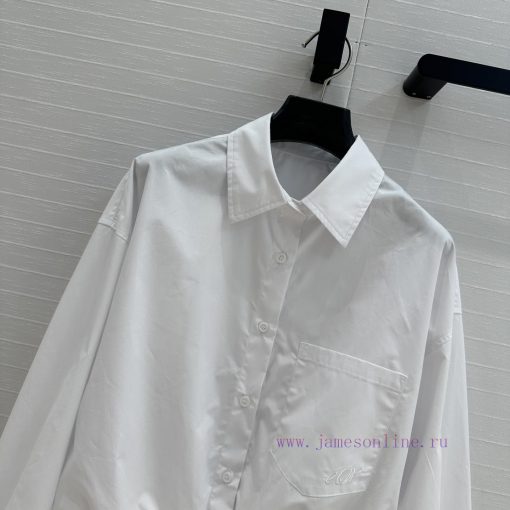 BC76338 Alexanderwang25s New Product Drawstring Short And High-end Shirt White Rich And Beautif gmqb6czj - Image 3