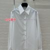 🤞 AC77165 Coco Chanel Girls' French Palace Style Pearl Button Shirt Hidden Style ️ Net Version ud1kxcof