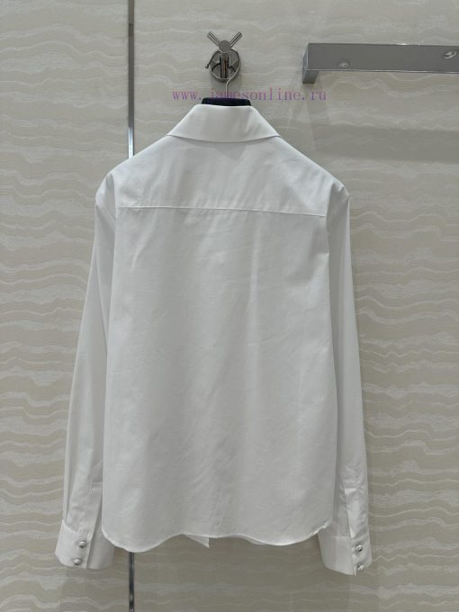 🤞 AC77165 Coco Chanel Girls' French Palace Style Pearl Button Shirt Hidden Style ️ Net Version ud1kxcof - Image 10