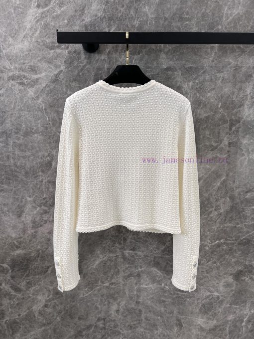 ZW60953 Chanel 25Ss Spring/Summer New Concave And Convex Three Dimensional Pattern Round Neck K qo2yayf5 - Image 3