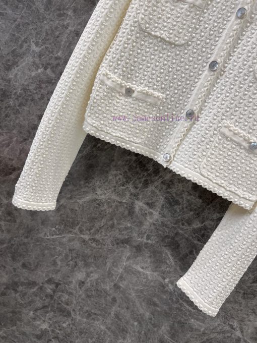ZW60953 Chanel 25Ss Spring/Summer New Concave And Convex Three Dimensional Pattern Round Neck K qo2yayf5 - Image 7
