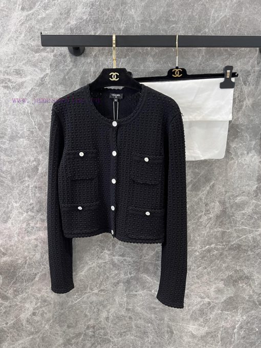 ZW60953 Chanel 25Ss Spring/Summer New Concave And Convex Three Dimensional Pattern Round Neck K p6qphr8s