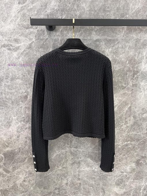ZW60953 Chanel 25Ss Spring/Summer New Concave And Convex Three Dimensional Pattern Round Neck K p6qphr8s - Image 3