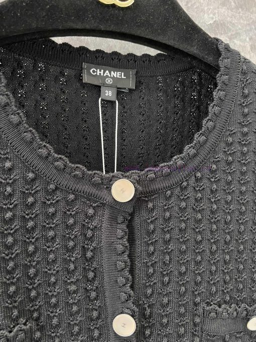 ZW60953 Chanel 25Ss Spring/Summer New Concave And Convex Three Dimensional Pattern Round Neck K p6qphr8s - Image 6