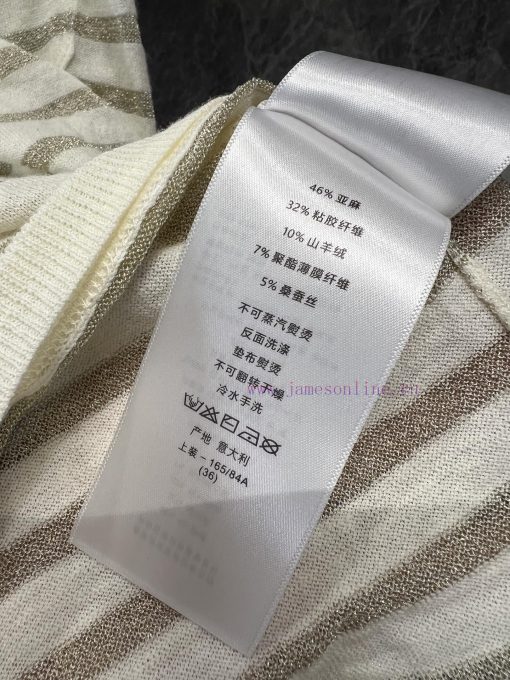 ZT60955 Dior 25Ss Spring/Summer New Linen Knitted Pentagram Short Sleeve Top 丨 YB Development's s1lsvqty - Image 10