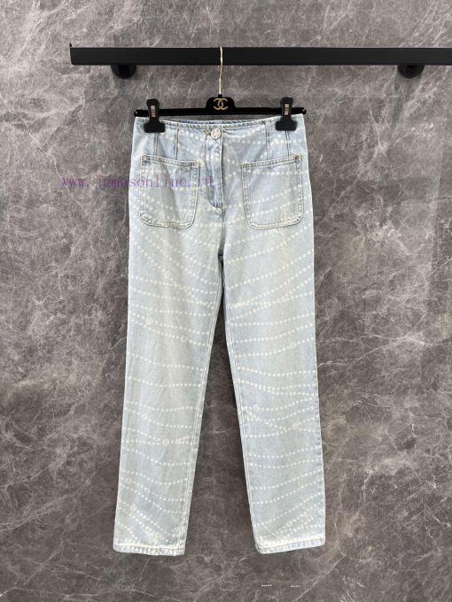 ZK60963 Chanel 25p Spring/Summer New Double Pocket Chain Jeans | Produced With A Unique Double kajslyl0