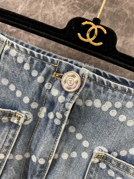 ZK60963 Chanel 25p Spring/Summer New Double Pocket Chain Jeans | Produced With A Unique Double bxs3r348 - Image 6