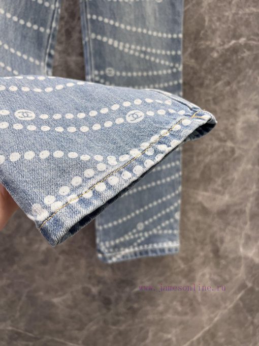 ZK60963 Chanel 25p Spring/Summer New Double Pocket Chain Jeans | Produced With A Unique Double bxs3r348 - Image 9