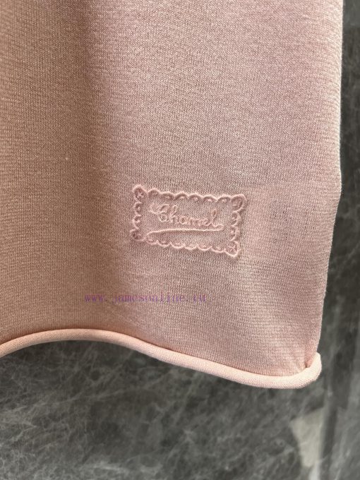 ZT60967 Chanel 25ss Summer New Candy Color Knitted Lace Logo Short Sleeve Top | Original Custom 7aztepf1 - Image 6
