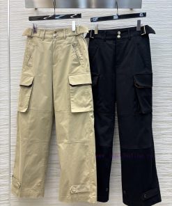 CK77173 Louis Vuitton 25 Spring/Summer New Collection Pocket Work Pants With Wide Legs. The Des qtoxqaov