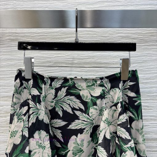 CB77175 Loewe 25 Spring/Summer Floral Print Irregular Layered Half Skirt Is Lively And Elegant 42xoz9g1 - Image 3