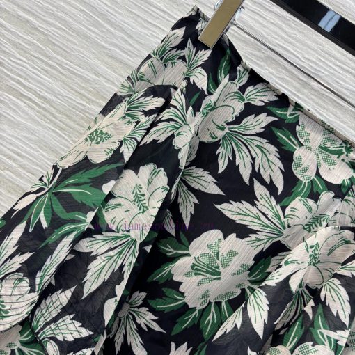 CB77175 Loewe 25 Spring/Summer Floral Print Irregular Layered Half Skirt Is Lively And Elegant 42xoz9g1 - Image 4