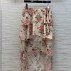 CB77176 Loewe 25 Spring/Summer Floral Print Irregular Layered Half Skirt Is Lively And Elegant zj9wbekr
