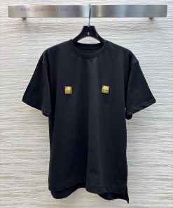 CT77177 Schiaparelli Spring/Summer 25 Metal Decorative Short Sleeved T-shirt With A Short Front co225sik