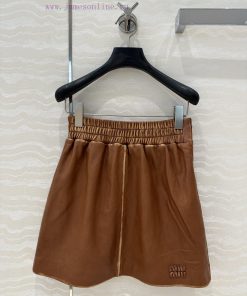 High End Quality AB76763 Miu Miu Girl Outfit 25 Early Spring New Product Retro Distressed Sheep hgf2ninh
