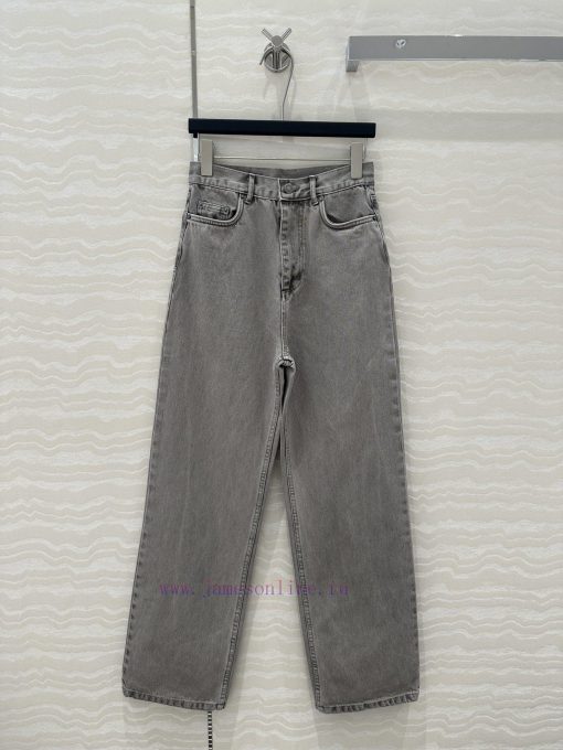 High End 🤞 AK77191 Miss Dior New Product Asu Dyed High Waisted Straight Leg Jeans Original Cust 1eouu5bn - Image 2