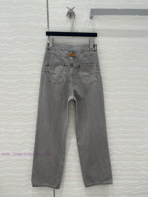 High End 🤞 AK77191 Miss Dior New Product Asu Dyed High Waisted Straight Leg Jeans Original Cust 1eouu5bn - Image 9