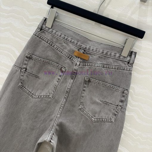 High End 🤞 AK77191 Miss Dior New Product Asu Dyed High Waisted Straight Leg Jeans Original Cust 1eouu5bn - Image 10