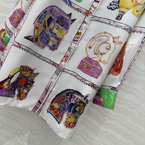 AL77192 Hermes25s Early Spring New Indian Sisters Flower Same Style: Horse Mirror Printed Silk cj2wvacv - Image 6