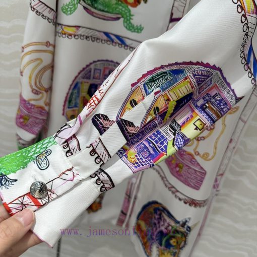 AL77192 Hermes25s Early Spring New Indian Sisters Flower Same Style: Horse Mirror Printed Silk cj2wvacv - Image 7