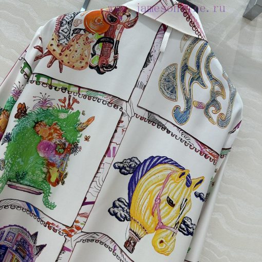 AL77192 Hermes25s Early Spring New Indian Sisters Flower Same Style: Horse Mirror Printed Silk cj2wvacv - Image 10