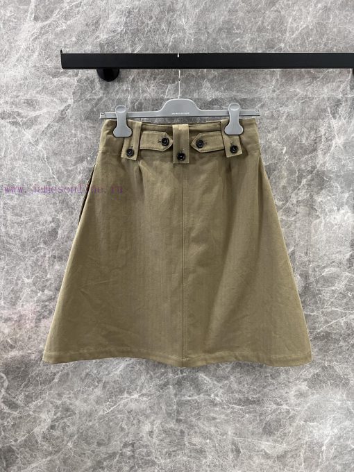 ZB60968 Prada 25Ss Spring/summer Versatile Workwear Style A-line Skirt | Yb Developed Product W r9syw7e8 - Image 3