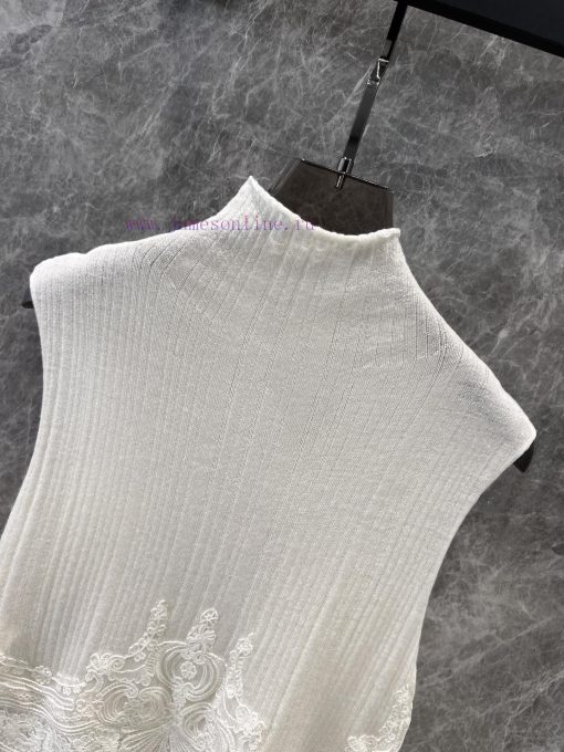 ZT60972 Ermanno Scervino 25Ss Spring/Summer New Silk Splicing Knitted Tank Top | Yb Developed E wlxffa9x - Image 5