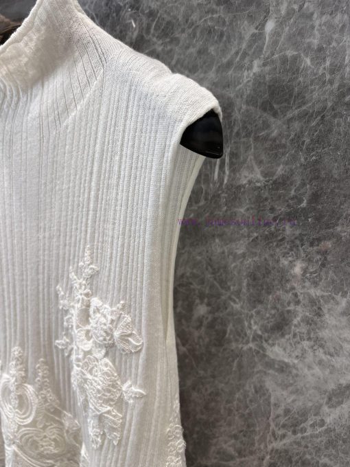 ZT60972 Ermanno Scervino 25Ss Spring/Summer New Silk Splicing Knitted Tank Top | Yb Developed E wlxffa9x - Image 6