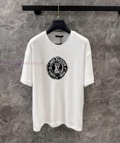 ZT60980 Louis Vuitton 25Ss Spring/Summer New Logo Printed Round Neck Short Sleeve T-shirt | Pro lcs3yruf