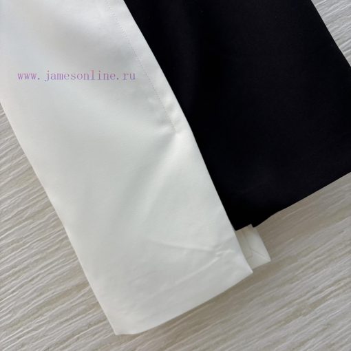 CB76932 Louis Vuitton 25 Spring/Summer French Color Blocked High Waisted Asymmetrical Half Skir 67in8snm - Image 7