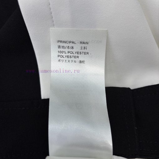 CB76932 Louis Vuitton 25 Spring/Summer French Color Blocked High Waisted Asymmetrical Half Skir 67in8snm - Image 10