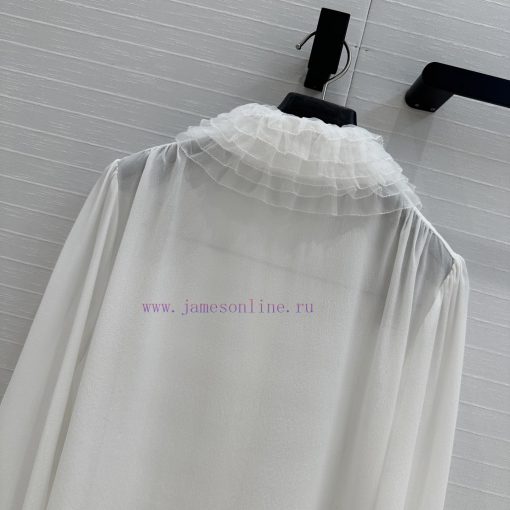 High End BC76935 V Series Socialite Wearing Retro Court Style Lace And Lace Silk Shirt With 100 s9cl0beq - Image 10
