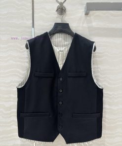 AW76882 Magi MM Long Term Style Stylish And Handsome Fake Two Piece Design Suit Small Vest Posi a88yqg26