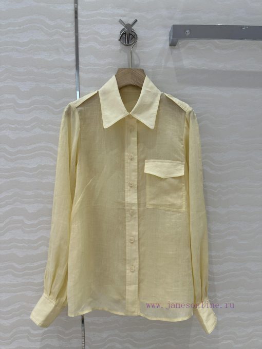 High End AC76883 Zm Vacation Style White Rich And Beautiful Must Enter High-end 100% Linen Shir 6mj2osy2 - Image 2