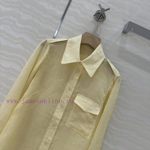 High End AC76883 Zm Vacation Style White Rich And Beautiful Must Enter High-end 100% Linen Shir 6mj2osy2 - Image 3