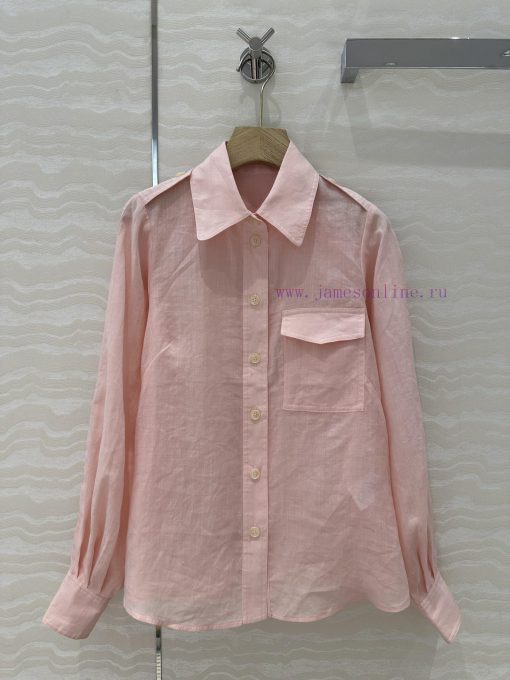 High End AC76883 Zm Vacation Style White Rich And Beautiful Must Enter High-end 100% Linen Shir 5jvsroz1 - Image 2