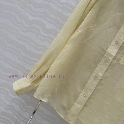High End AC76883 Zm Vacation Style White Rich And Beautiful Must Enter High-end 100% Linen Shir 6mj2osy2 - Image 6